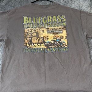 Harley-Davidson Brown Bluegrass Louisville Graphic Short Sleeve Tee